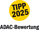 ADAC Tipp 2025 Pin Camp Auszeichnung für Top Campingplatz